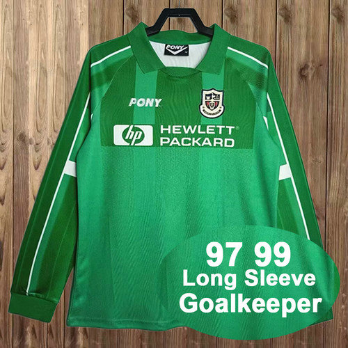 manica lunga maglia tottenham hotspur portiere 1997 1999 uomo