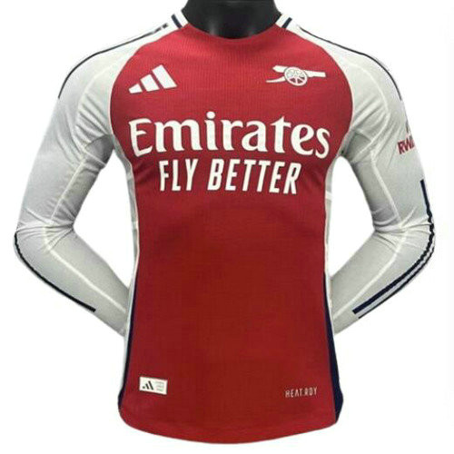 manica lunga player version maglia arsenal prima 2024-2025 uomo