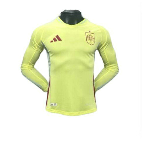 manica lunga player version maglia spagna seconda 2024 uomo