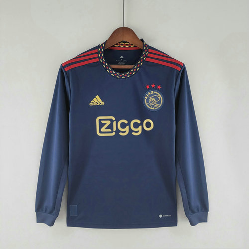 maniche lunghe seconda maglia ajax 2022-2023 uomo