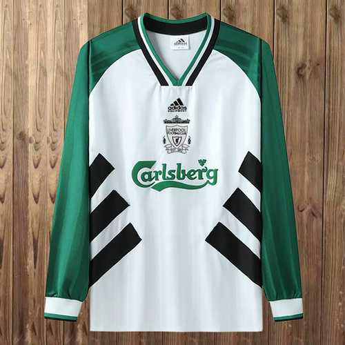 maniche lunghe seconda maglia liverpool 1993-1995 uomo