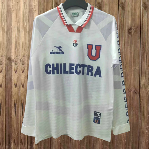 maniche lunghe seconda maglia universidad de chile 1996 uomo