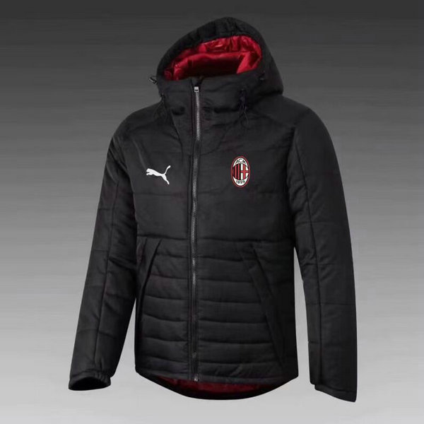 moda cappotto cotone ac milan 2021 2022 nero uomo