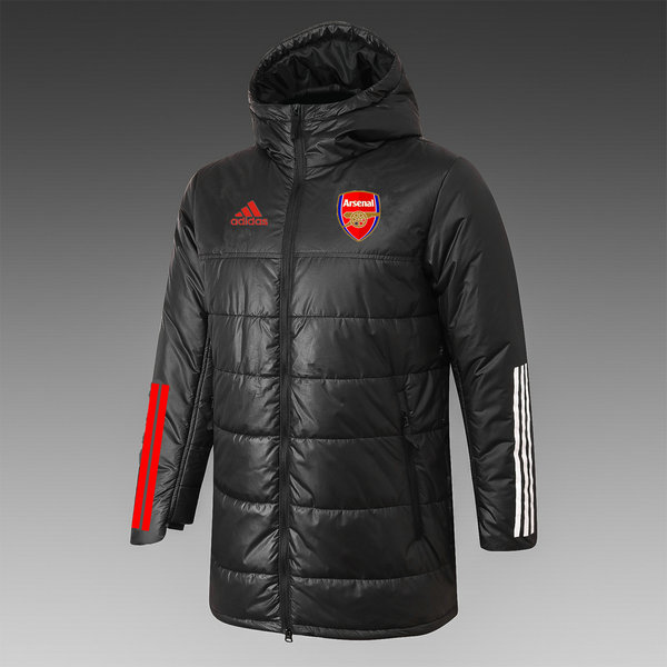 moda cappotto cotone arsenal 2021 2022 nero uomo