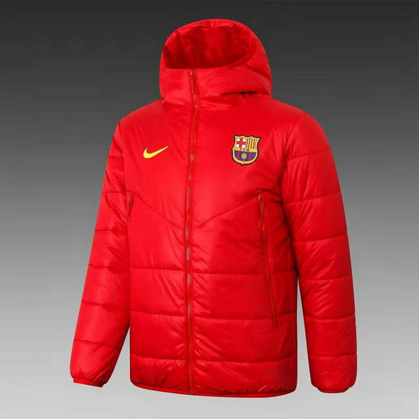 moda cappotto cotone barcellona 2021 2022 rosso uomo