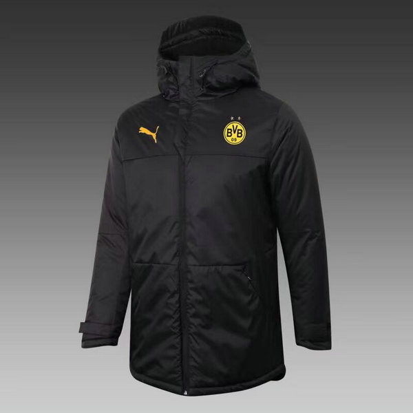 moda cappotto cotone borussia dortmund 2021 22 nero uomo