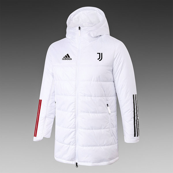 moda cappotto cotone juventus 2021 2022 bianco uomo