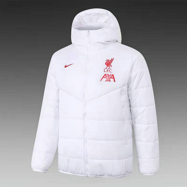 moda cappotto cotone liverpool 2021 2022 bianco uomo