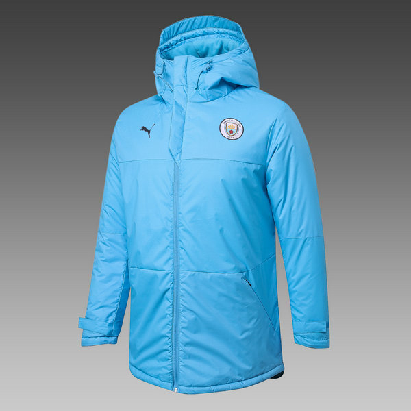 moda cappotto cotone manchester city 2021 2022 blu uomo