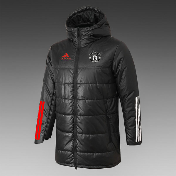 moda cappotto cotone manchester united 2021 2022 nero uomo