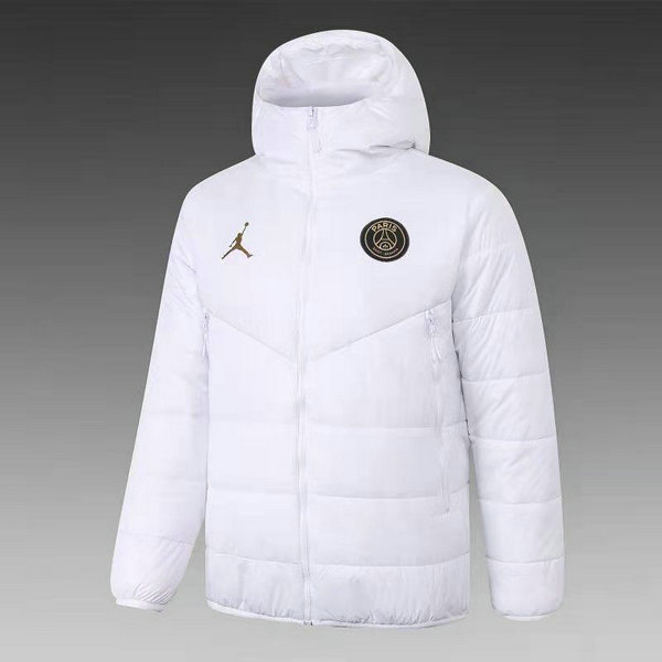 moda cappotto cotone psg 2021-22 bianco uomo