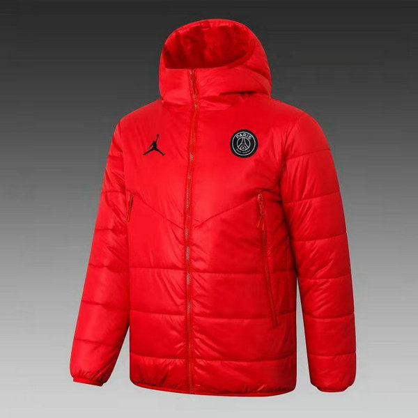 moda cappotto cotone psg 2021 2022 rosso uomo