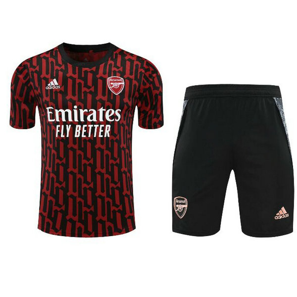 moda formazione arsenal completo 2021 rosso uomo