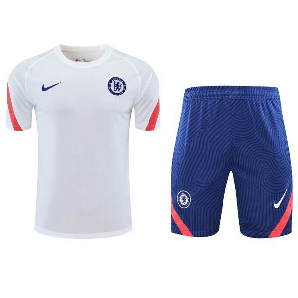 moda formazione chelsea completo 2021 bianco uomo