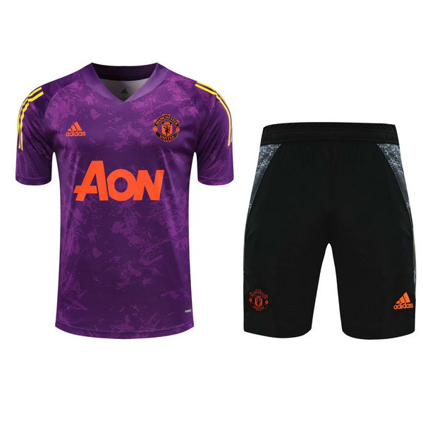 moda formazione manchester united completo 2021 porpora uomo