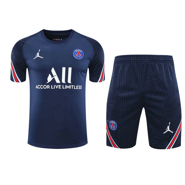 moda formazione psg completo 2021 blu uomo