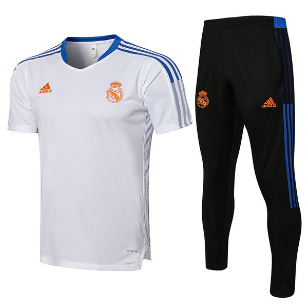 moda formazione real madrid completo 2021 2022 bianco uomo