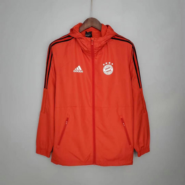 moda giacca a vento bayern münchen 2021 22 rosso uomo