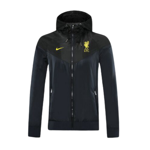 moda giacca a vento liverpool 2021 2022 grigio nero uomo