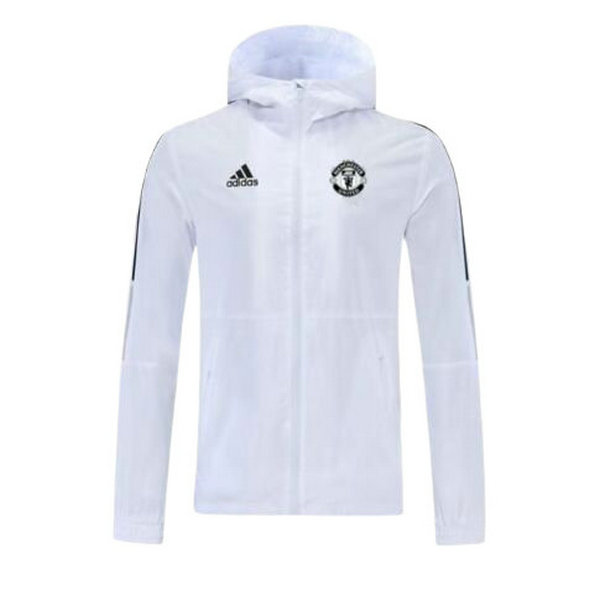 moda giacca a vento manchester united 2021 2022 bianco uomo