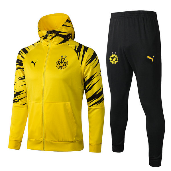 moda giacca borussia dortmund completo 2021 2022 giallo uomo