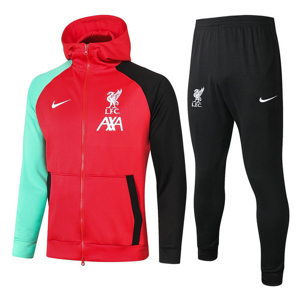 moda giacca liverpool completo 2021 2022 rosso uomo