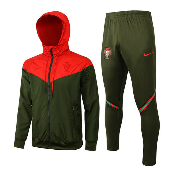 moda giacca portogallo completo 2021 2022 rosso verde uomo