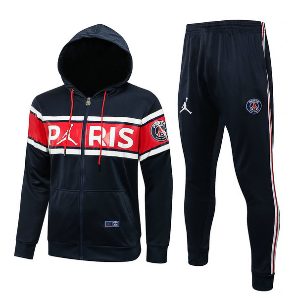 moda giacca psg completo 2021 2022 blu uomo