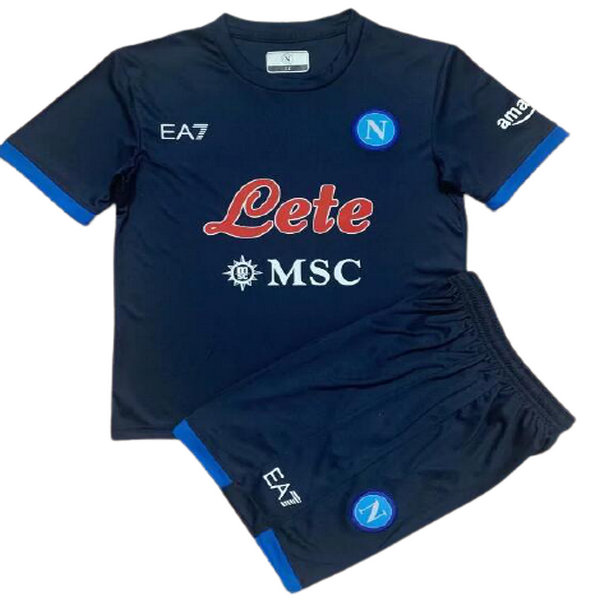 moda maglia napoli 2021 2022 blu bambino