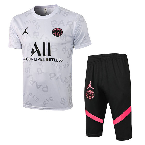 moda maglie+pantaloncini psg completo 2021 2022 bianco uomo