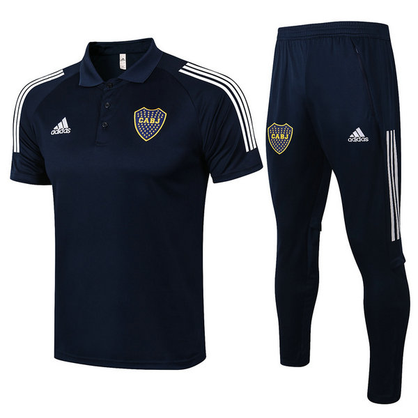 moda maglietta polo boca juniors completo 2021 2022 nero uomo