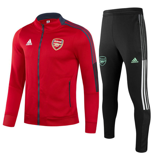 moda tuta sportiva arsenal completo 2021 2022 rosso bambino