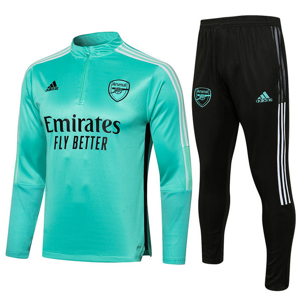 moda tuta sportiva arsenal completo 2021 2022 verde uomo