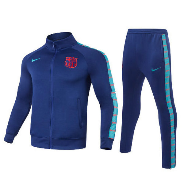 moda tuta sportiva barcellona completo 2021 2022 blu bambino