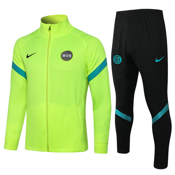 moda tuta sportiva inter completo 2021 22 verde uomo