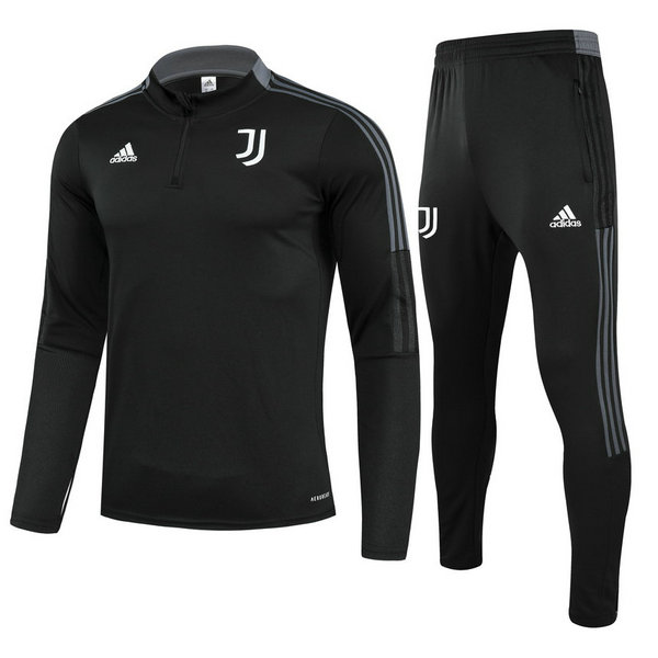 moda tuta sportiva juventus completo 2021 2022 nero bambino