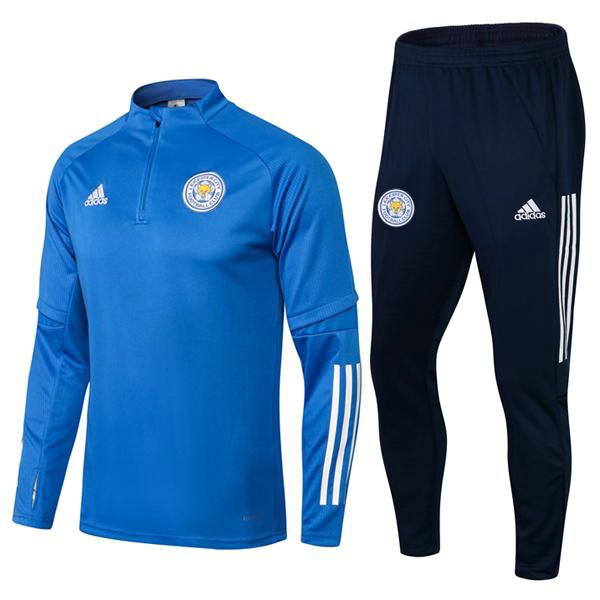 moda tuta sportiva leicester city completo 2021 2022 blu uomo