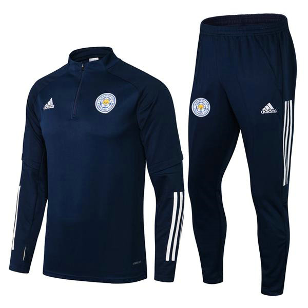 moda tuta sportiva leicester city completo 2021 22 blu uomo