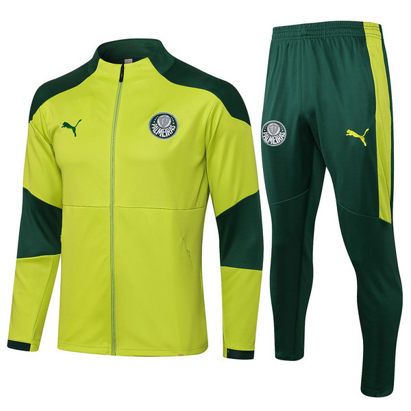 moda tuta sportiva palmeiras completo 2021 22 giallo uomo