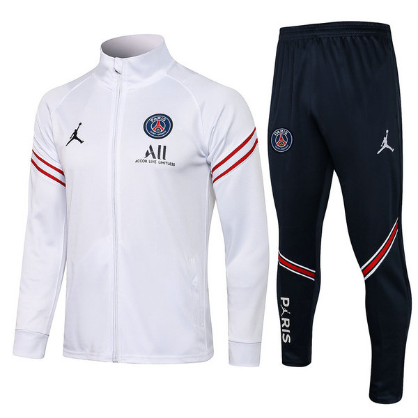 moda tuta sportiva psg completo 2021 2022 bianco uomo