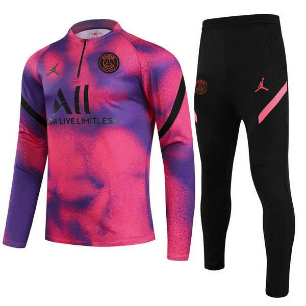 moda tuta sportiva psg completo 2021 2022 rosa blu bambino