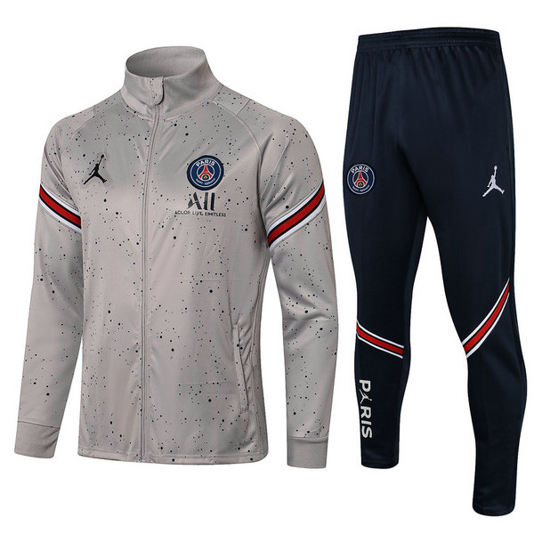 moda tuta sportiva psg completo 2021 22 grigio uomo