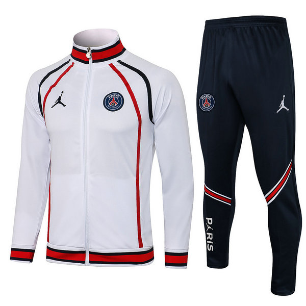 moda tuta sportiva psg completo 21 22 bianco uomo