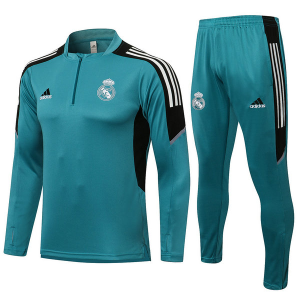 moda tuta sportiva real madrid completo 2021 2022 verde uomo