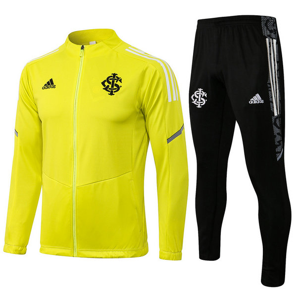 moda tuta sportiva sc internacional completo 2021 22 giallo uomo