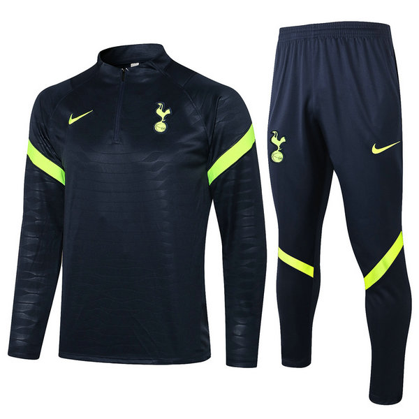 moda tuta sportiva tottenham hotspur completo 2021 2022 nero uomo