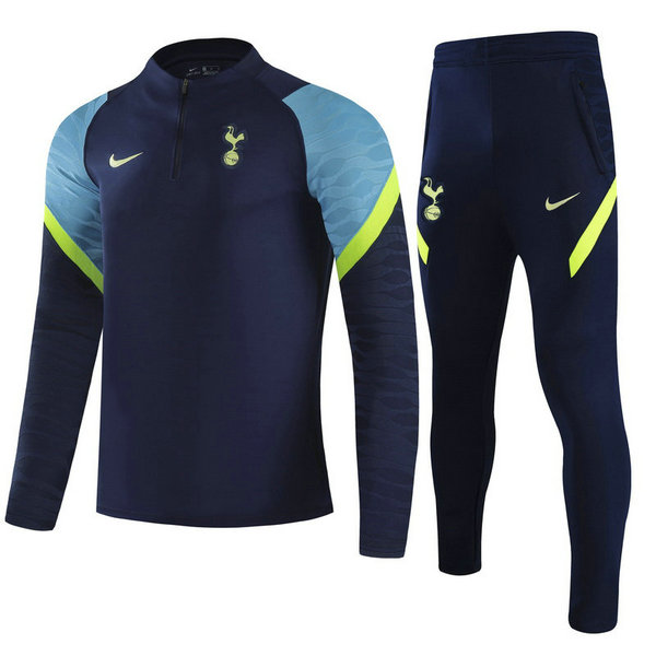 moda tuta sportiva tottenham hotspur completo 2021 22 blu bambino