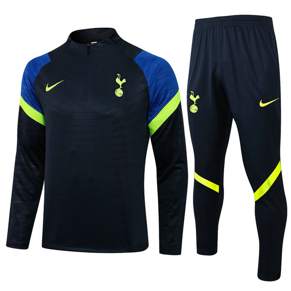 moda tuta sportiva tottenham hotspur completo 2021 22 nero uomo