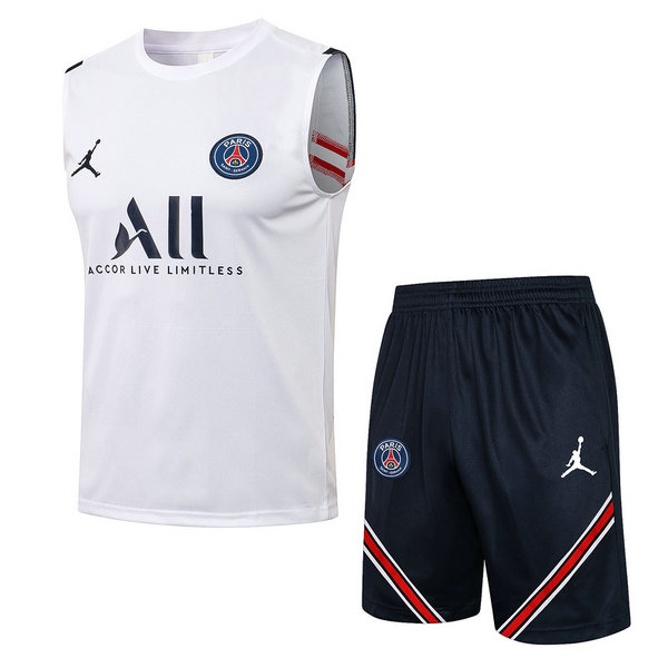 moda veste psg completo 2021 2022 bianco uomo