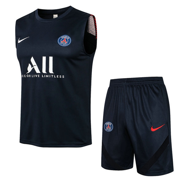 moda veste psg completo 2021 2022 blu uomo